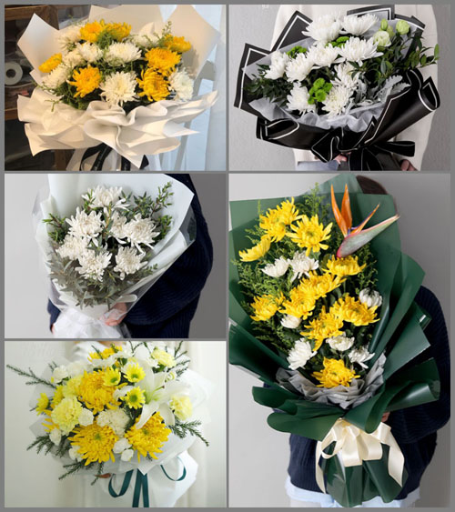 贵州黔东南州三穗县款场乡中等村白事花束代送